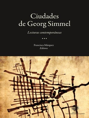 cover image of Las ciudades de George Simmel